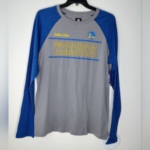 New Era NFL Team Warriors Blue and Gray Men's Jersey Shirt Sz L Cotton